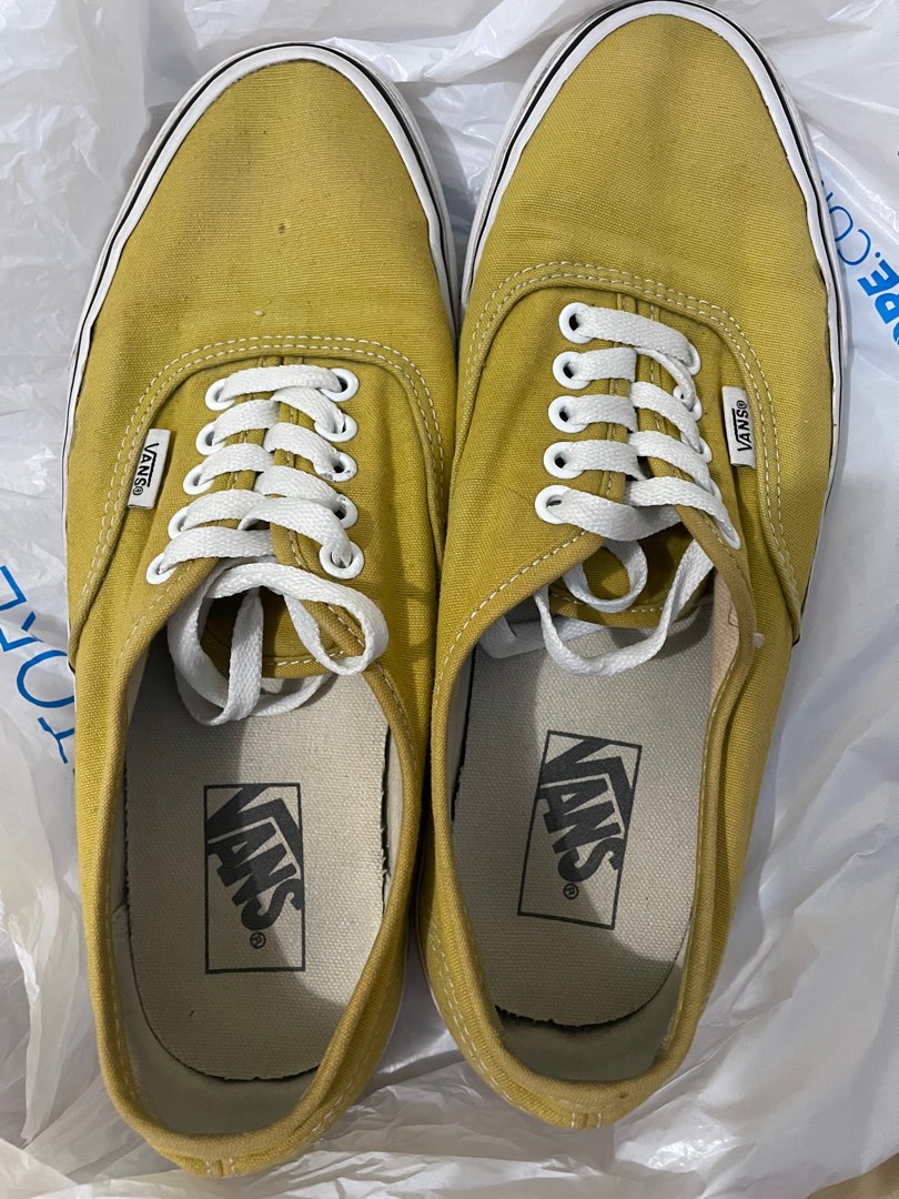 Vans on sale mustard color