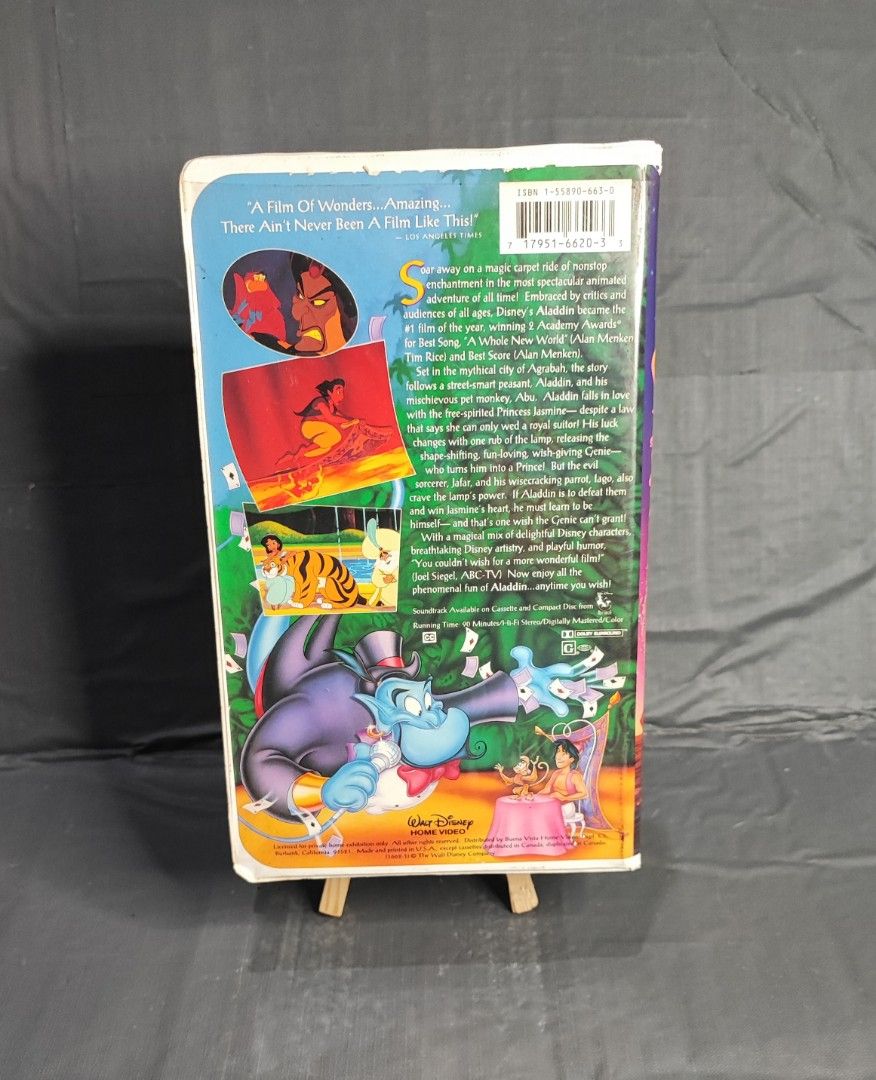 VHS Tapes Disney Aladdin (Category: CDs & DVDs) located in Malolos. Submitted by ricojoie_collection (Listing ID 1218941410, Image 2). Description: VHS Tapes Welcome to my shop! Our products are part of our collection . You can chat with us if you have any questions. Happy shopping.