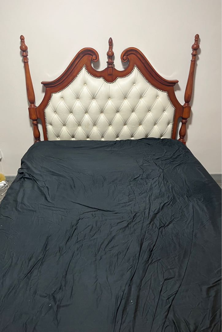 Victorian Queen Size Bed Frame, Furniture & Home Living, Furniture, Bed