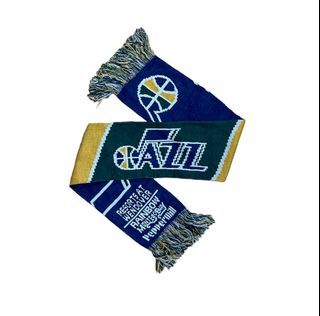 Vintage Utah Jazz Knitted Scarf