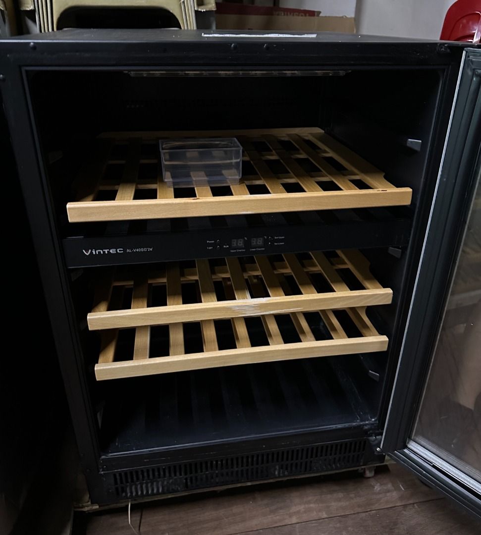 Vintec 40 Bottles Dual Zone Wine Cooler V40SG"2e" (93058), TV & Home Appliances, Kitchen