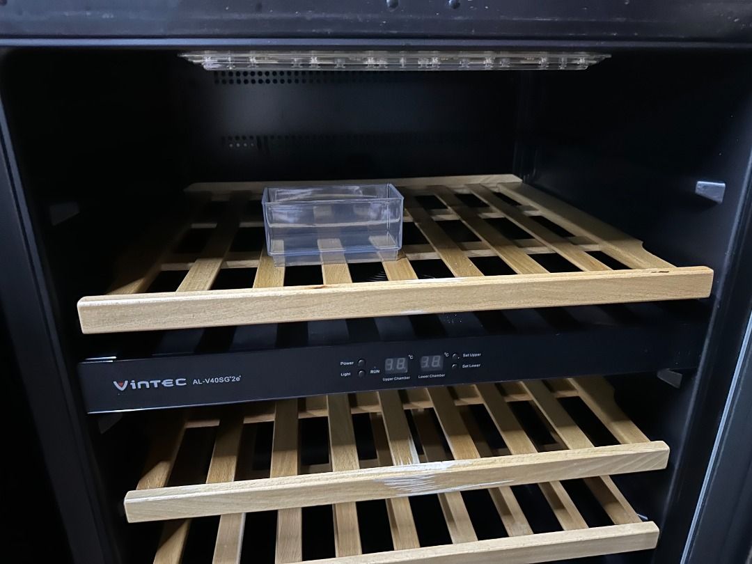 Vintec 40 Bottles Dual Zone Wine Cooler V40SG"2e" (93058), TV & Home