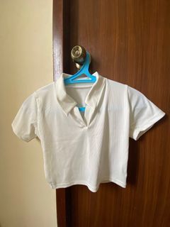 White Polo Top