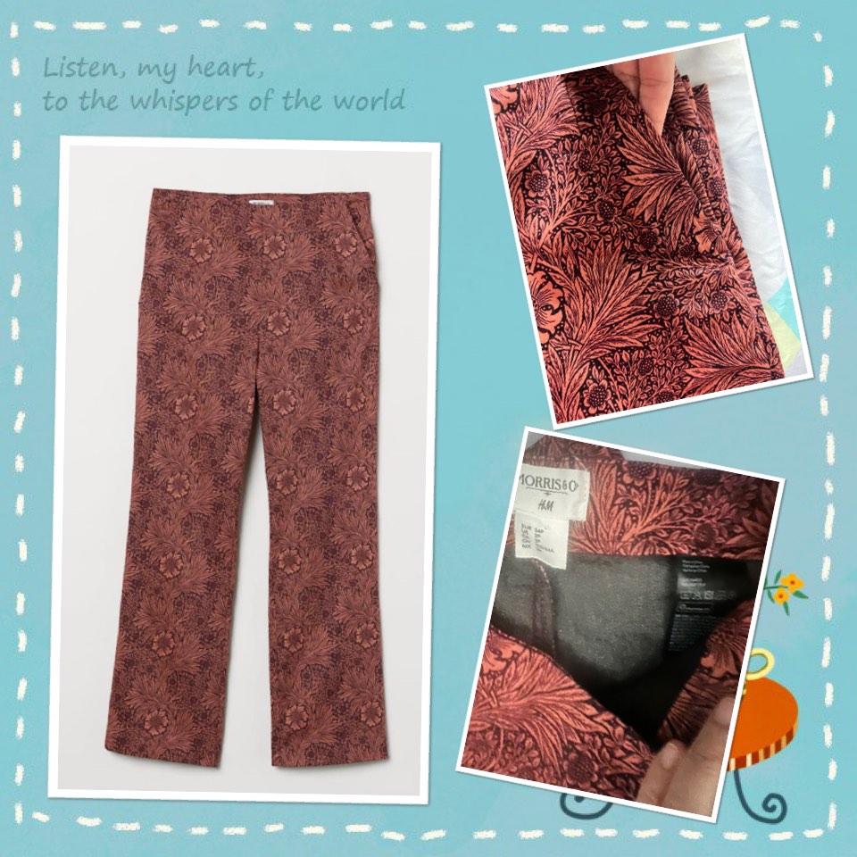 William Morris & co x H&M pants LIKE NEW, Women's Fashion, Bottoms