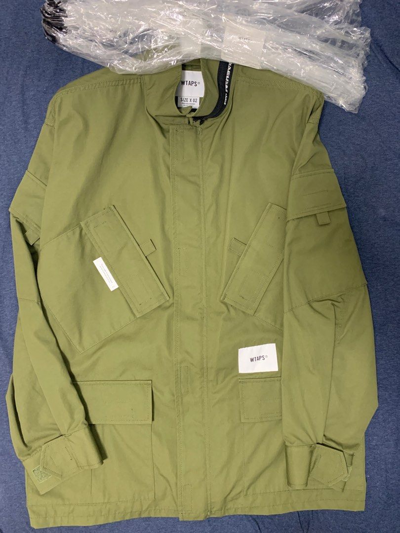 Wtaps 22SS 221BRDT-JKM03 / Size 02 / Olive Drab, 男裝, 外套及戶外