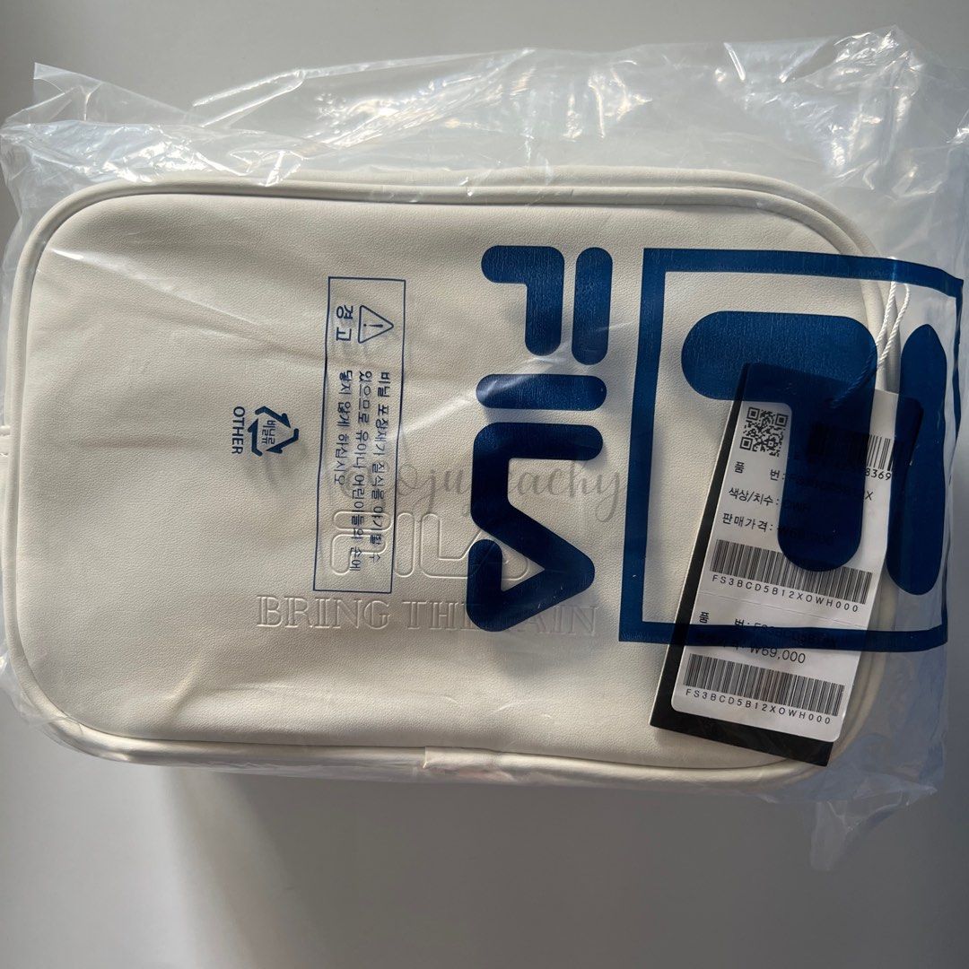 [WTS] BTS x FILA Now On Collection Cross Bag off white