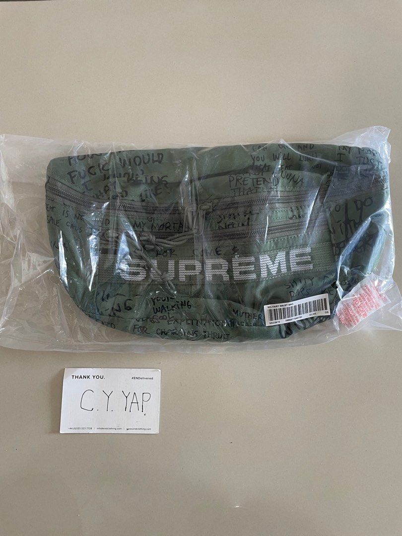 WTS Supreme SS23 Field Waist Bag “Olive Gonz”, Men's Fashion, Bags