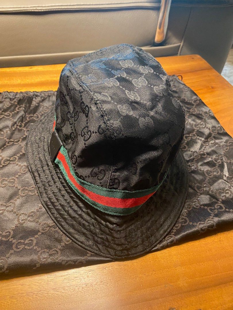 Used gucci bucket hat clearance