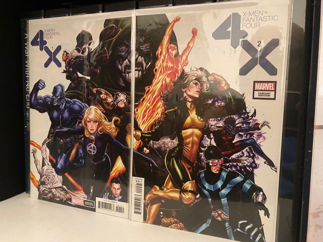 X-Men + Fantastic Four # 1 -2 (Category: Comics & Manga) located in Cainta. Submitted by oninizer21 (Listing ID 1218799502, Image 1). Description: Selling the sought after Mark Brooks variant VF/NM condition Payment via gcash or bank deposit Books will be coming from San Juan City, Buyer to arrange courier and delivery service Thank you.