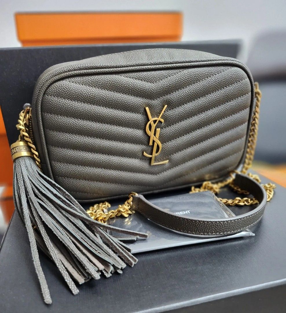 AUTHENTIC YSL LOU SHOULDER BAG, Luxury, Bags & Wallets on Carousell