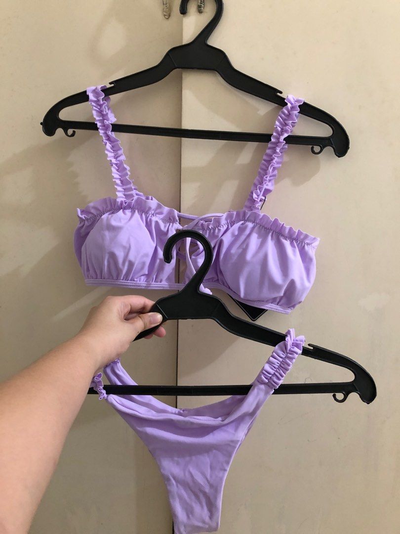 Zaful purple bikini sale