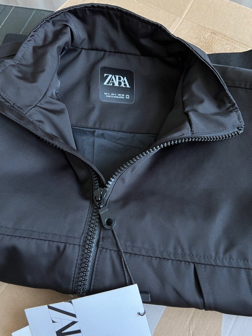 Zara Man Jacket canvas raincoat