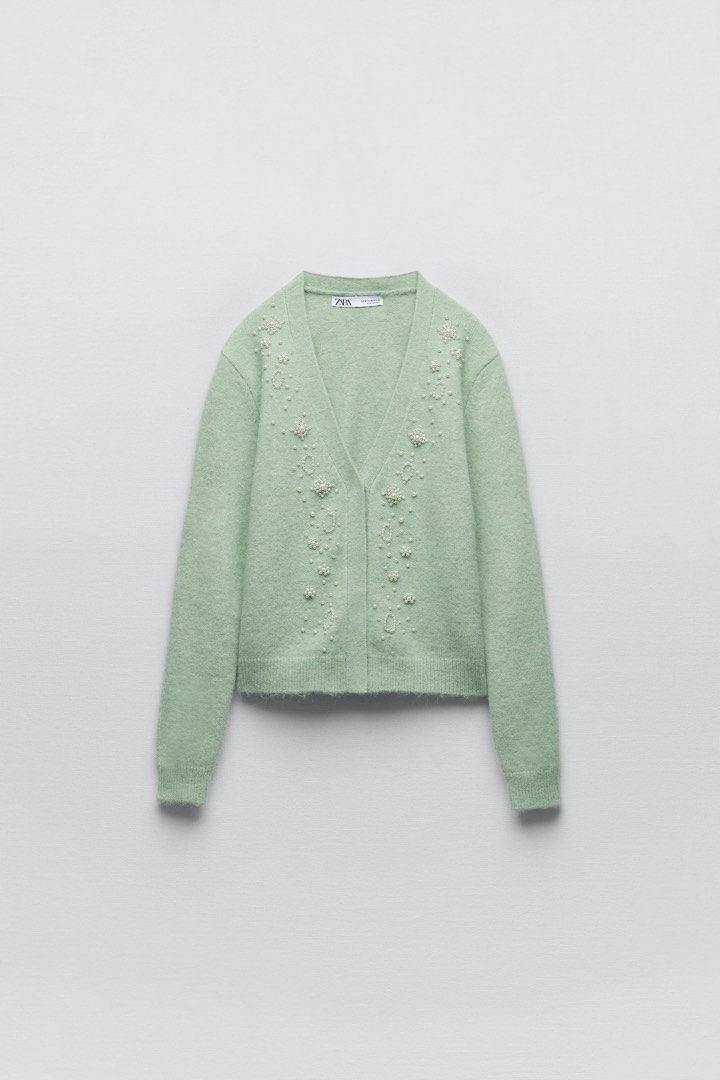 Cardigan discount vert zara