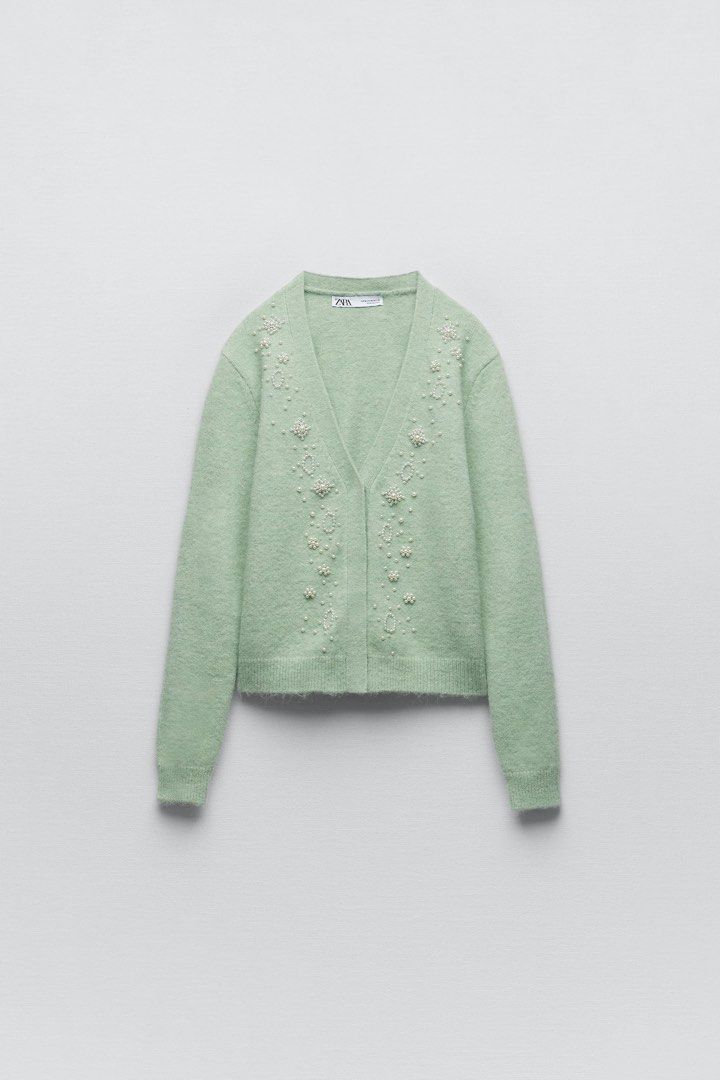 Cardigan discount vert zara