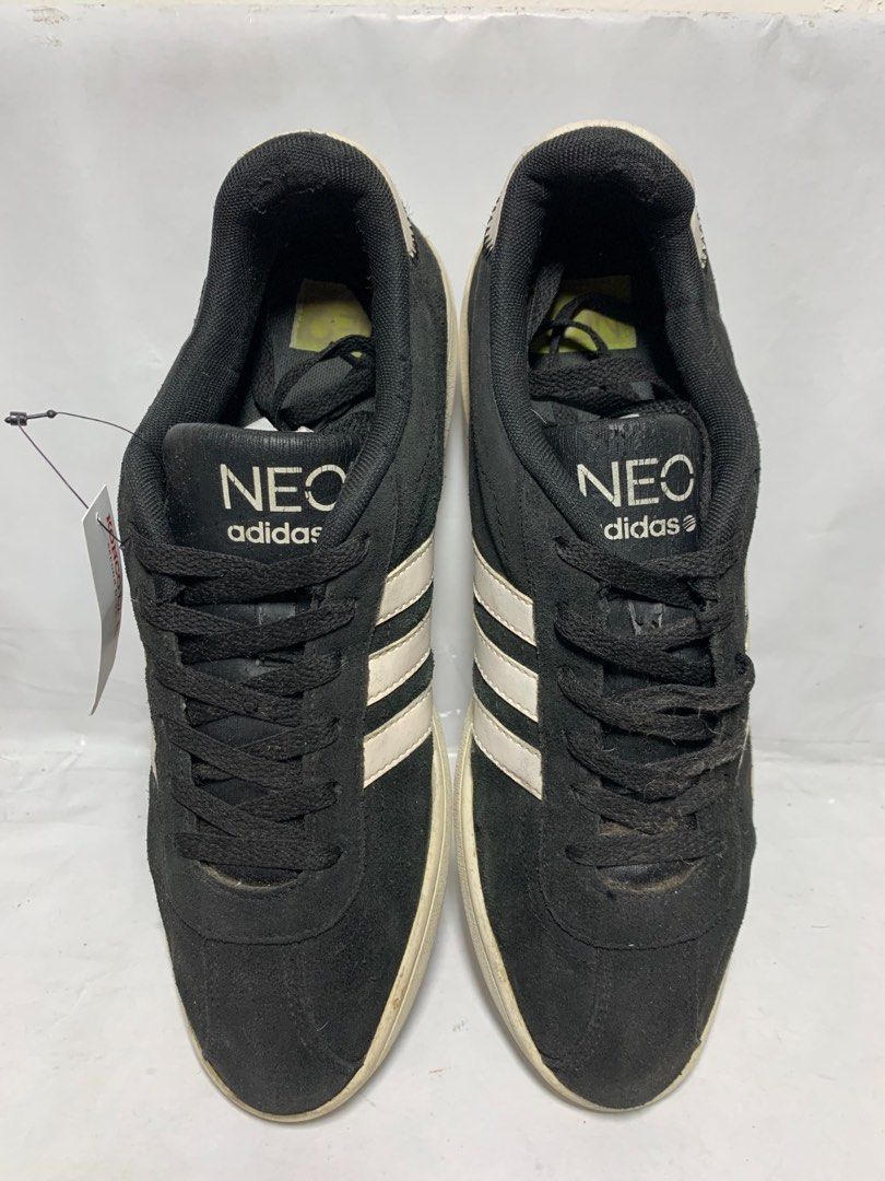 140. Adidas Neo Baseline Black White SIZE 43.5 27.5 CM made in
