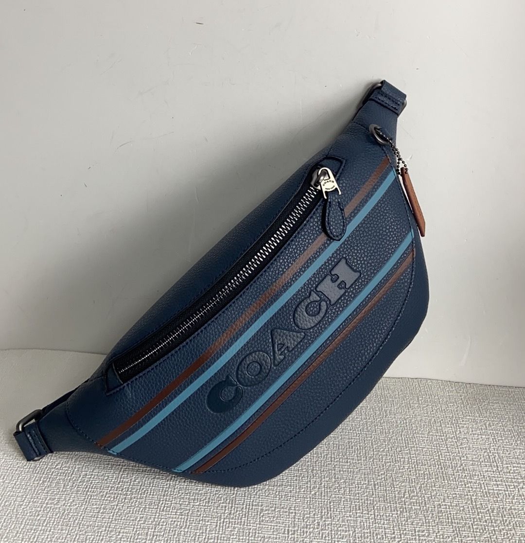 Mens coach belt best sale bag
