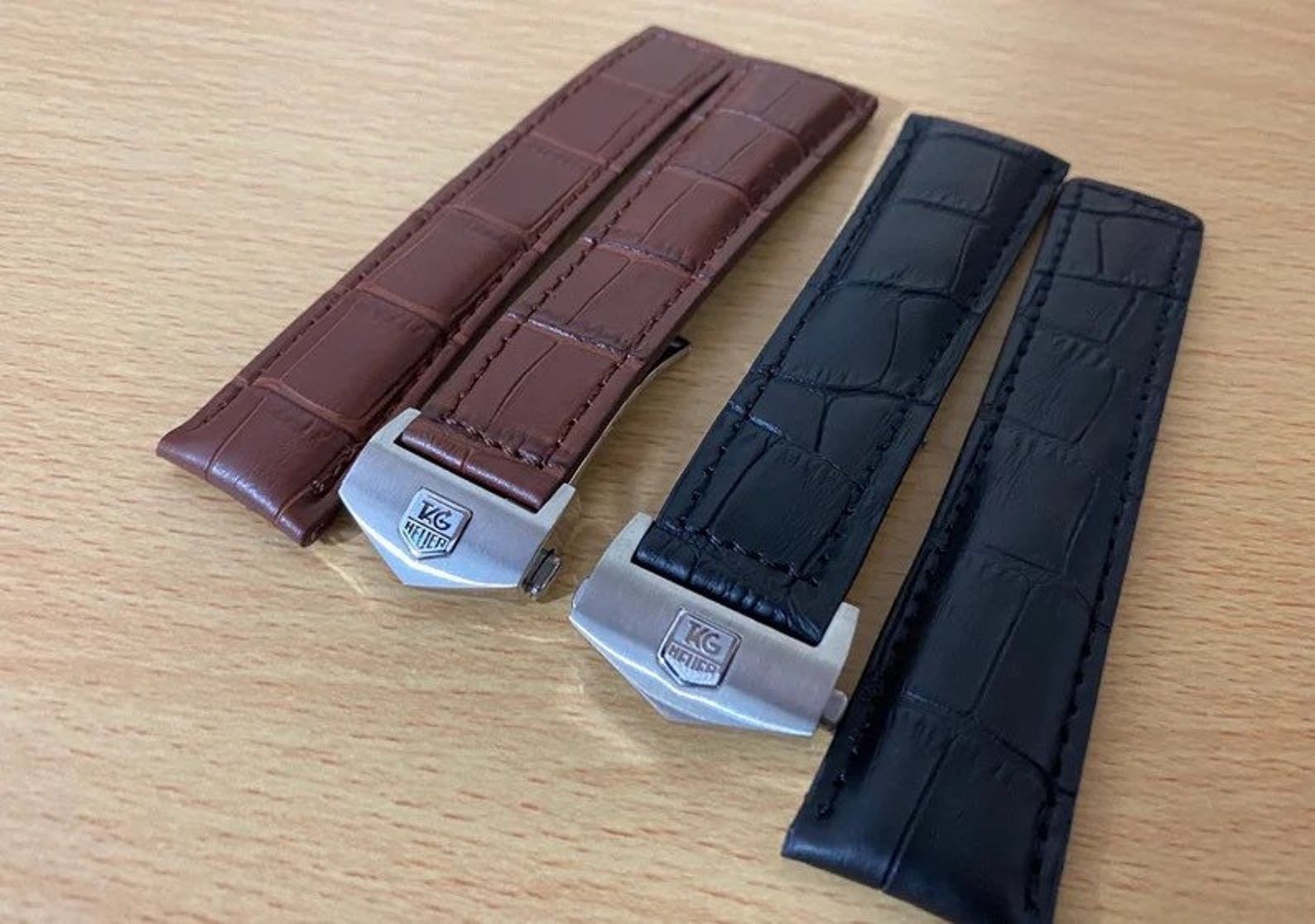 Genuine tag heuer leather strap cheap