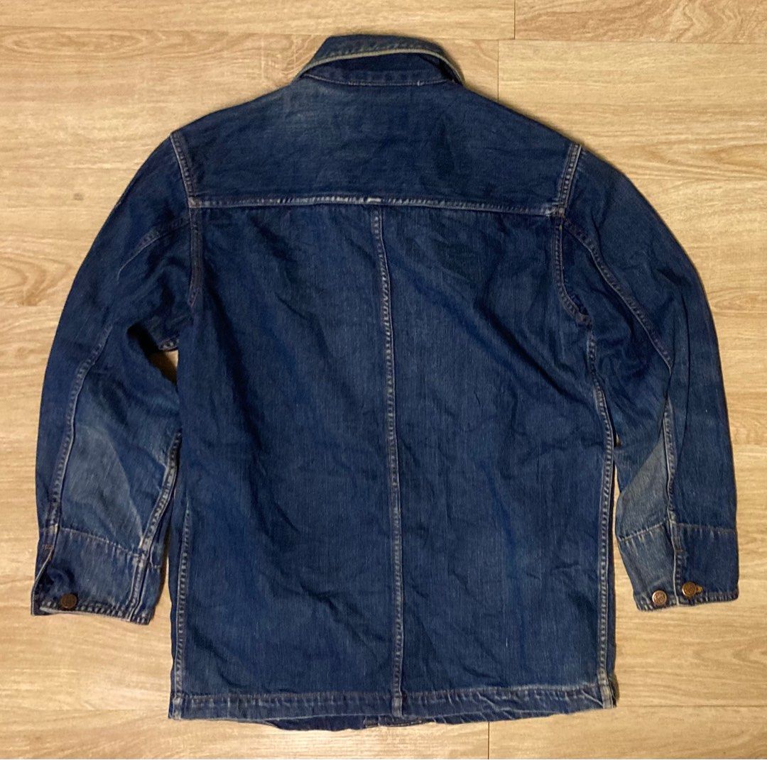 Louis Vuitton X Nigo Blue Denim Jacket, Men's Fashion, Coats, Jackets and  Outerwear on Carousell