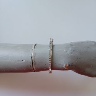 【87Floor】18KGP鑲白鑽鍍金手環手鐲（25030666）#23女神節
