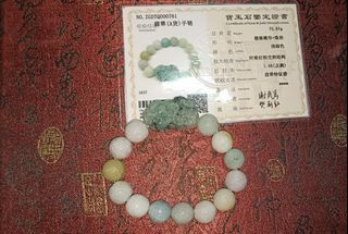 翡翠貔貅手珠串