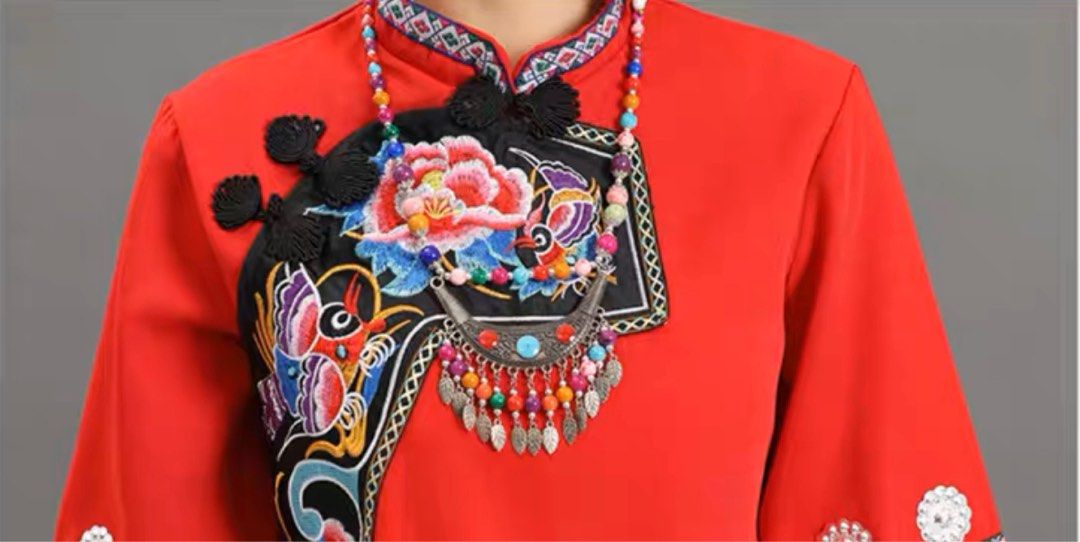 民化日中國服/苗族/中國少數民族服飾, 女裝, 連身裙& 套裝, 傳統服飾