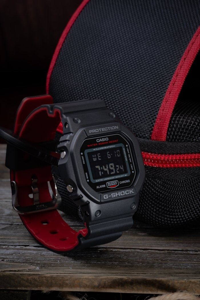 佐敦門市現貨100% 全新Casio G-Shock DW-5600HR-1 DW-5600HR 基本款