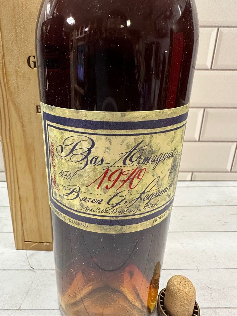 雅文邑Baron Gaston Legrand 1970 Bas Armagnac 700ml, 嘢食& 嘢 雅文邑Baron Gaston Legrand 1970 Bas Armagnac 700ml, 嘢食& 嘢