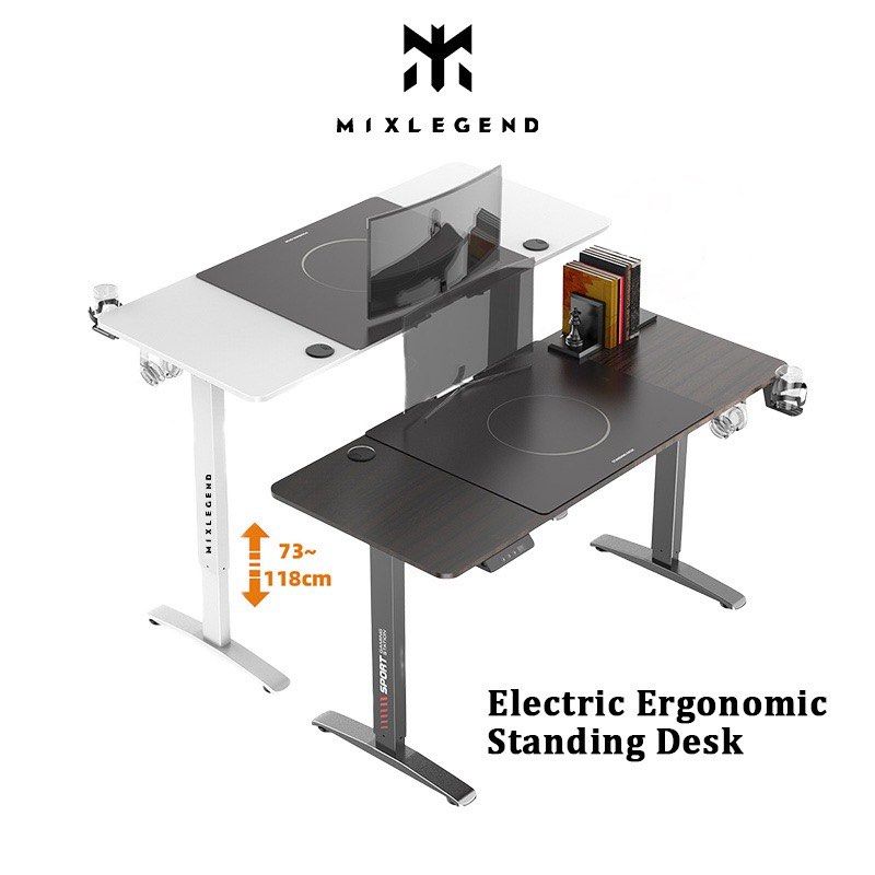 Affordable height outlet adjustable desk