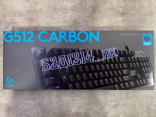 【Brand New, In-Stock at Store】Logitech G Lightsync RGB Mechanical Gaming Keyboard G512 Carbon (Triple Switches)64162427913857110