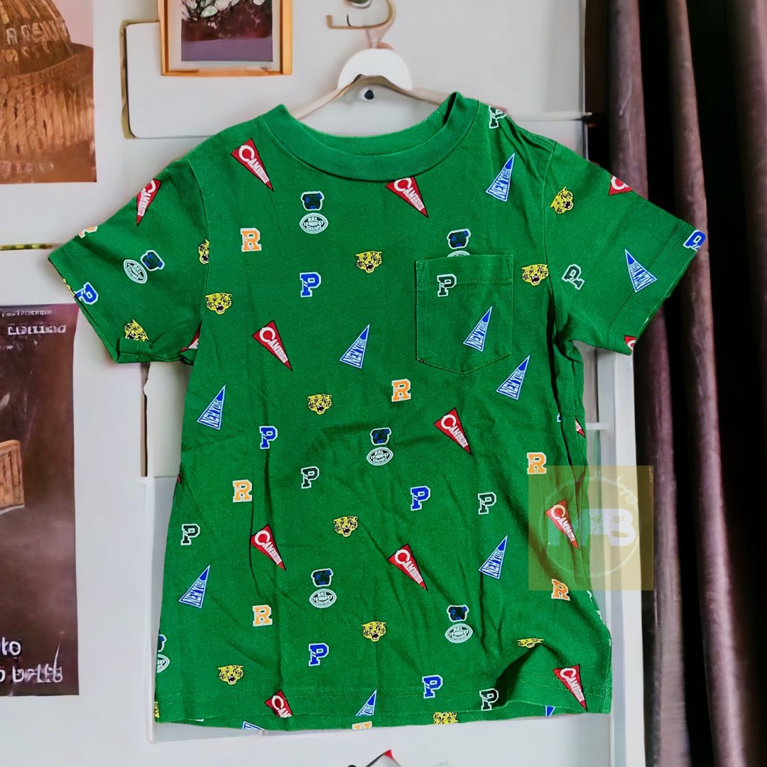 ? SALE Ralph Lauren flag print shirt - 3T, Babies & Kids, Babies & Kids  Fashion on Carousell