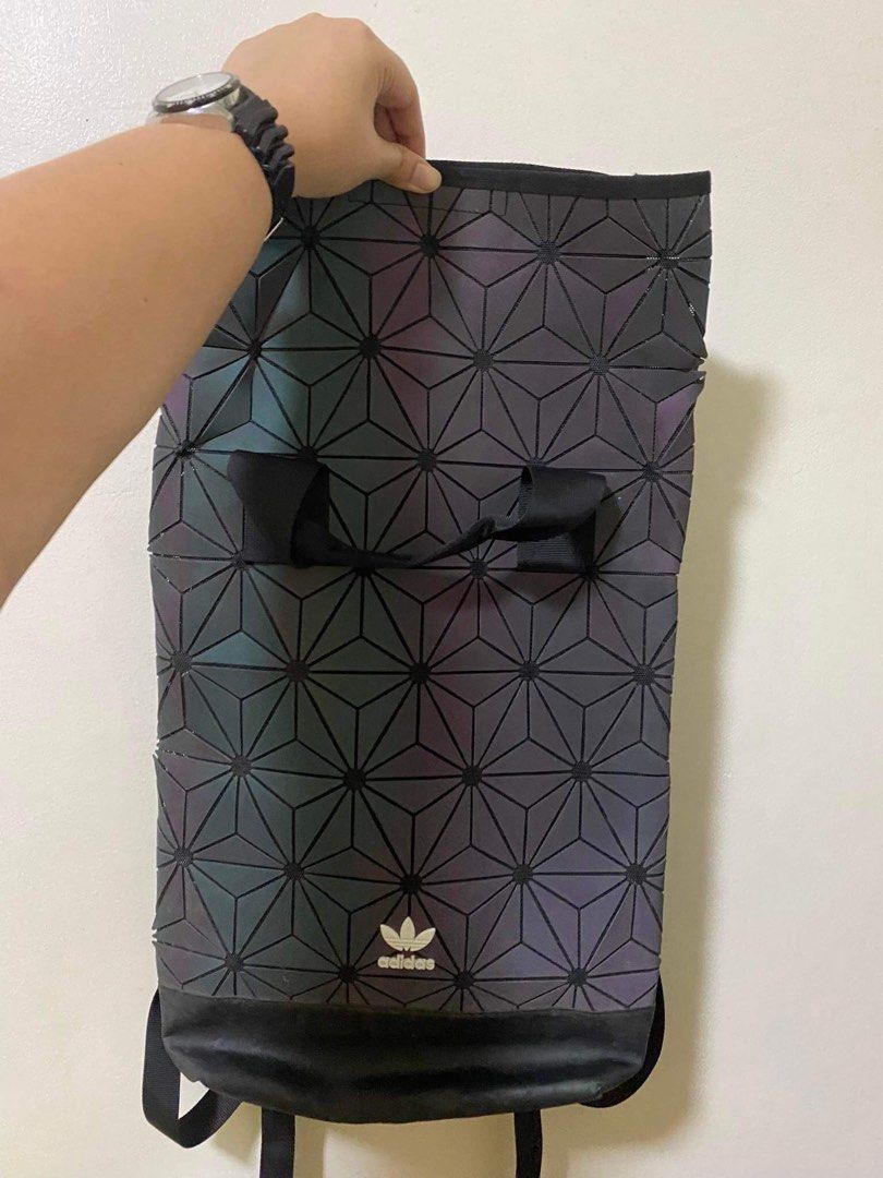 Adidas 3D Roll Top Backpack, Women's Fashion, Bags & Wallets, Backpacks