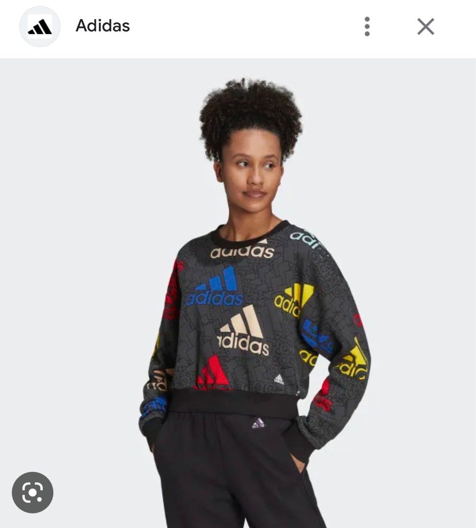crop sweatshirt adidas