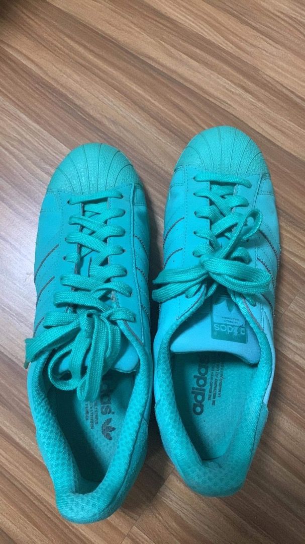 Adidas superstar 2 turquoise top