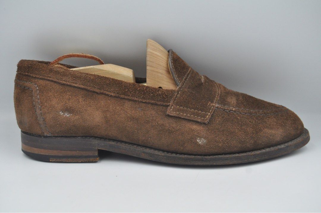 Alden 9697F Suede Penny Loafer