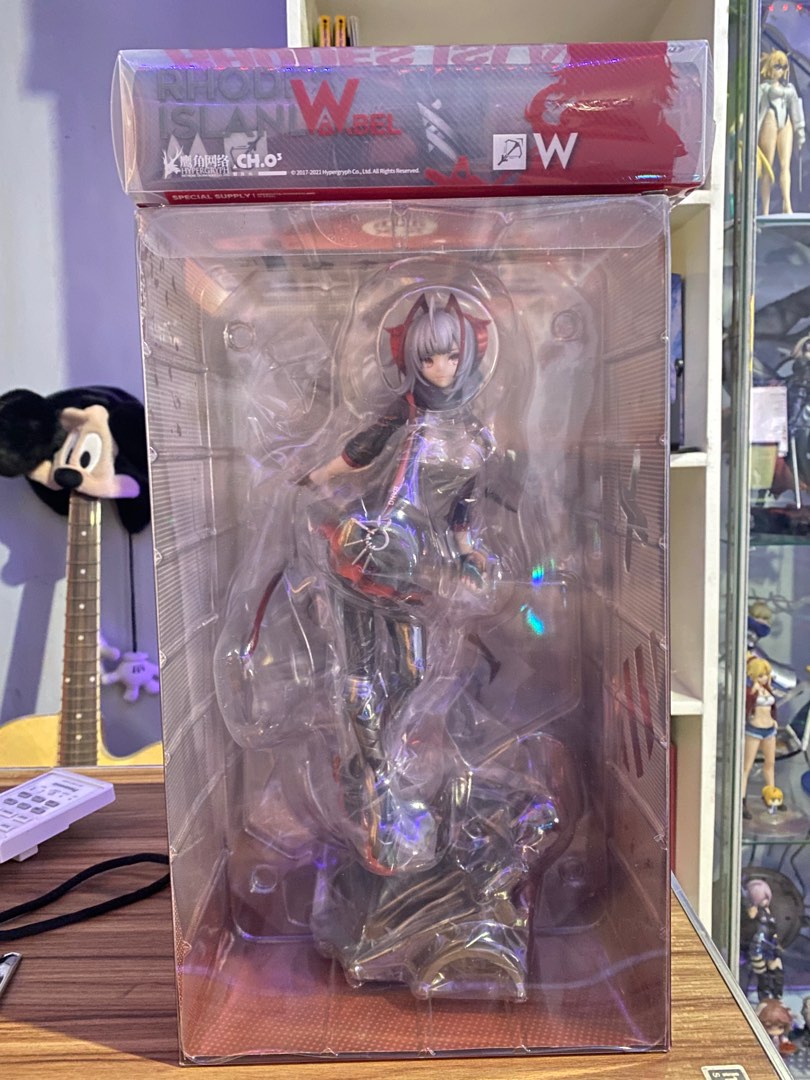 Figurine Arknights W 1/7 – PVC 28 Cm – Posture De Combat – Décoration De Collection – Cadeau Fan