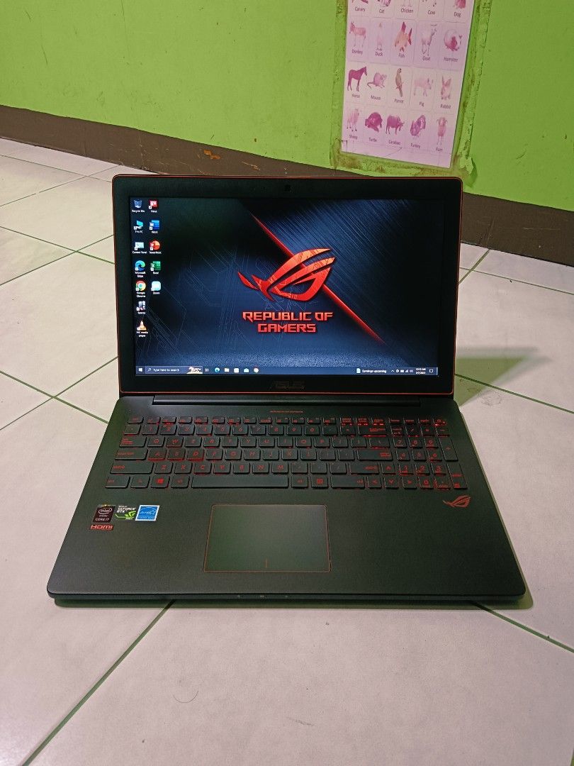 ASUS ROG CORE I7 4720HQ 12GB RAM 256GB SSD NVIDIA GEFORCE GTX 960M ...