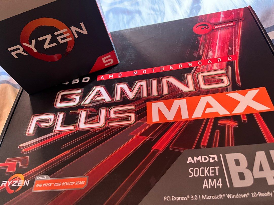 ATX Motherboard + Ryzen 5 CPU Bundle, Computers & Tech, Parts