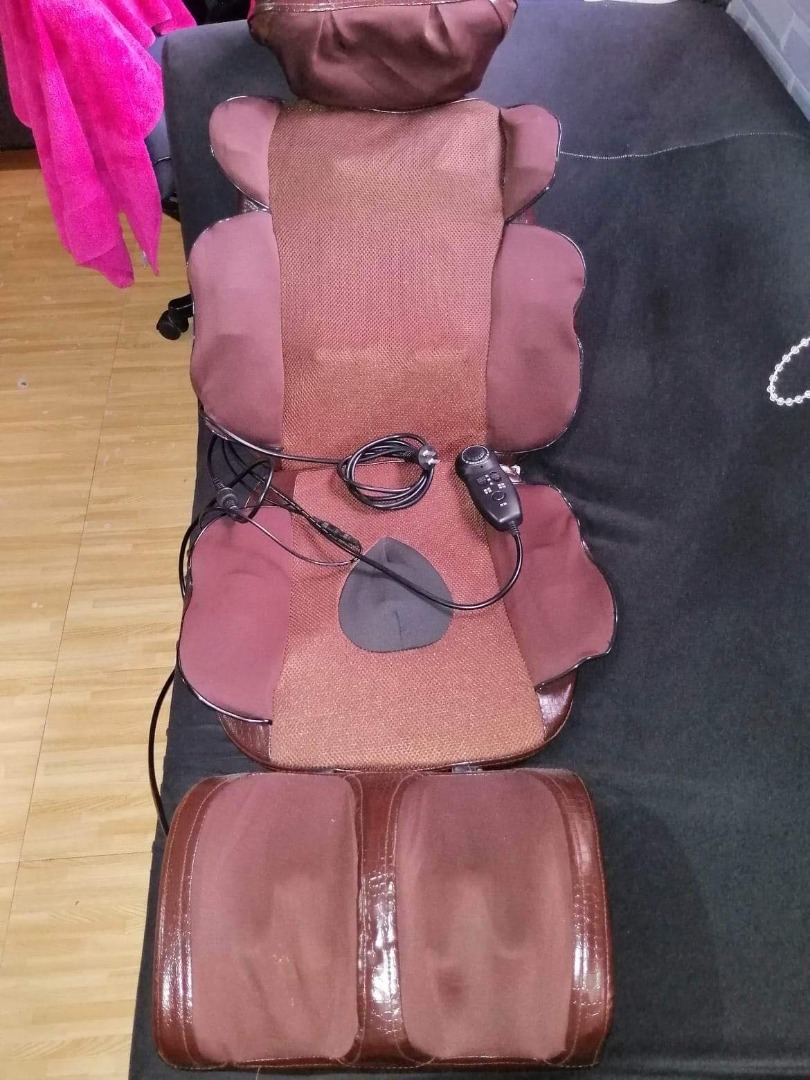 Automatic massage chair mat pad fullbody Portable massage chair cushion