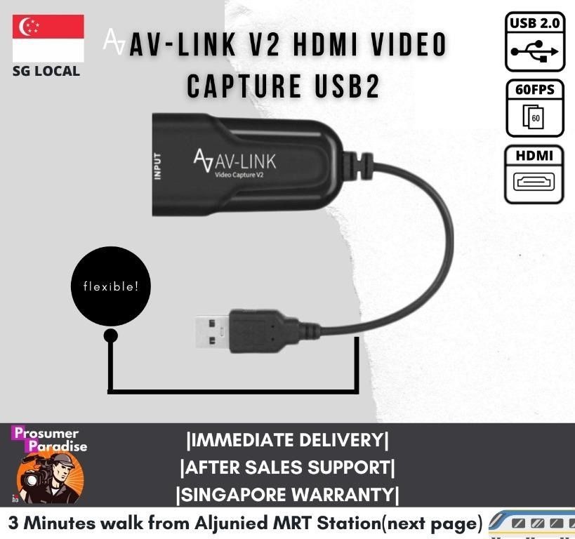AV-Link V2 HDMI Video Capture Card USB2.0 (30-Day Warranty), Computers ...
