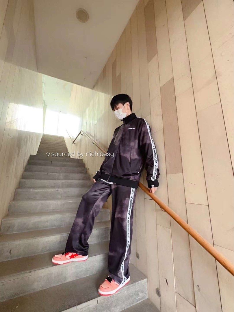BAPE A BATHING APE TIE DYE TRACK JACKET Men s Fashion Tops