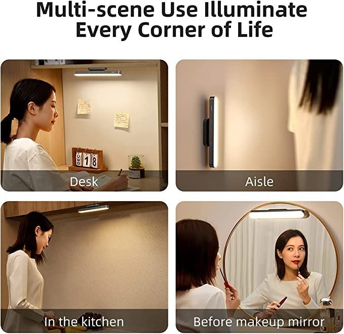 Baseus Wall Reading Light Stick Wireless Stepless Dimmable Touch