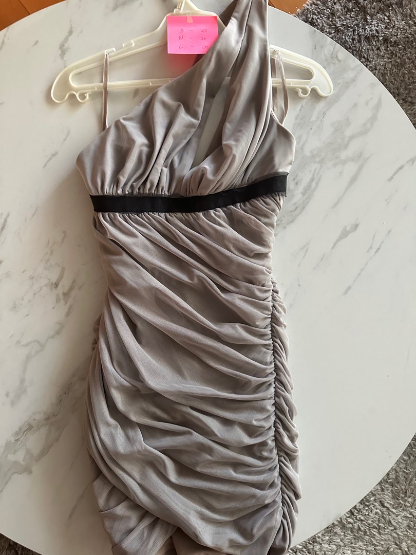 Bcbg shop grey dress