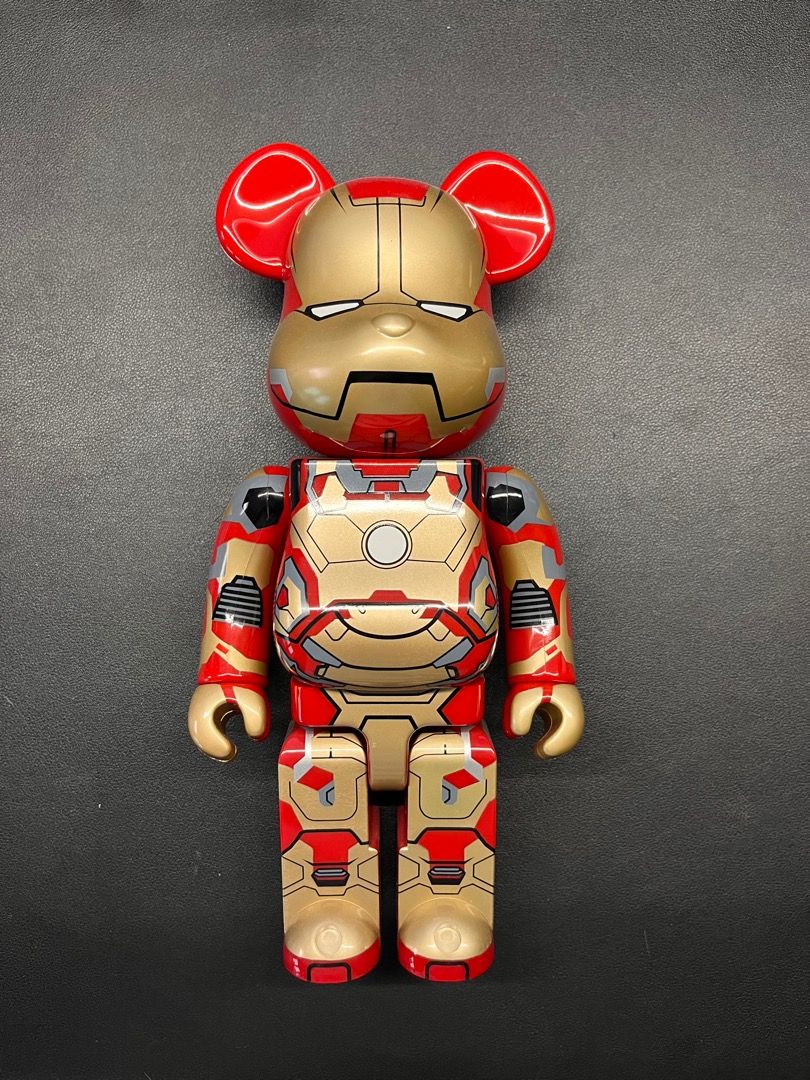 BEARBRICK IRON MAN MARK XLII（42）400%, 興趣及遊戲, 玩具& 遊戲類