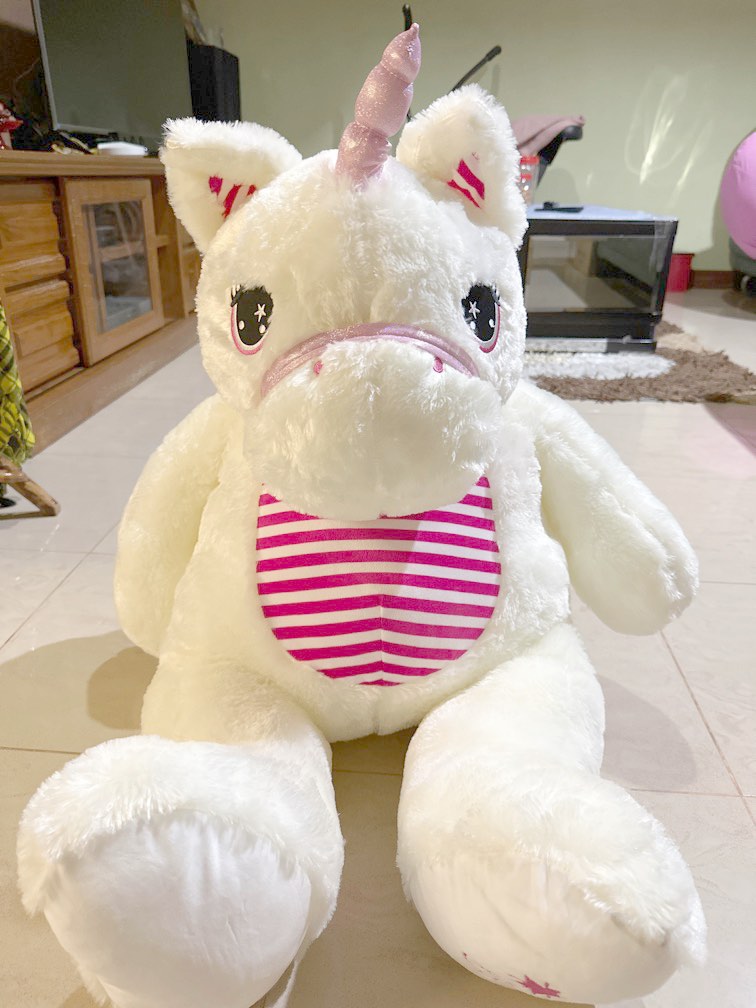 Big Unicorn fluffy dolls Hobbies Toys Toys Games on Carousell