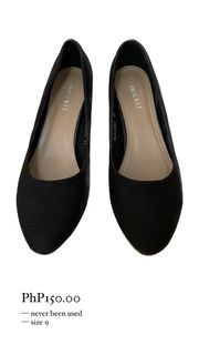 Black shoes with heels