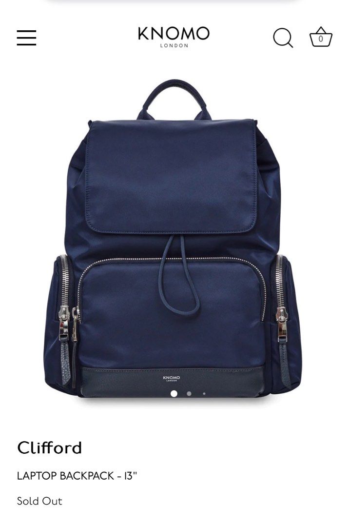 KNOMO CLIFFORD LAPTOP BACKPACK 13