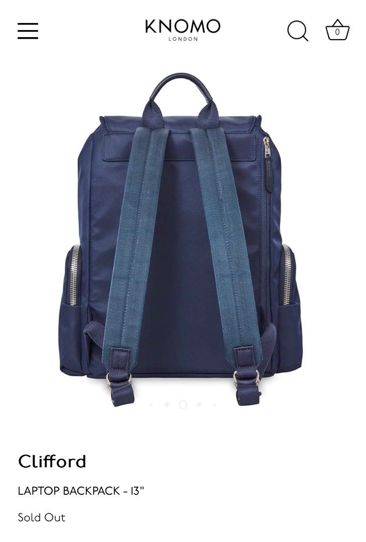 KNOMO CLIFFORD LAPTOP BACKPACK 13