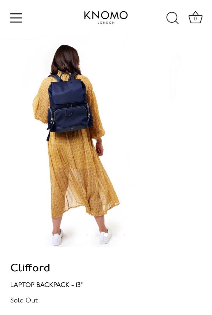 KNOMO CLIFFORD LAPTOP BACKPACK 13