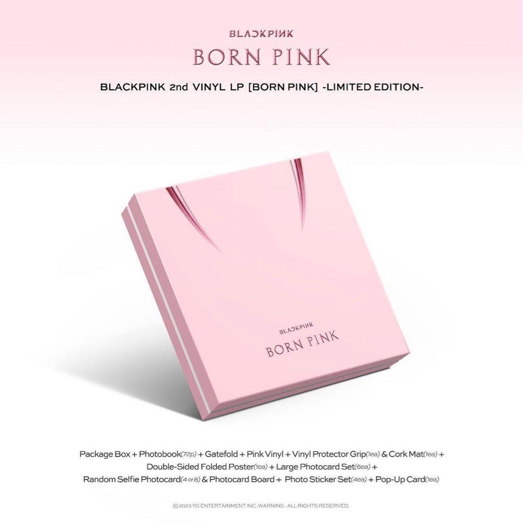出售：全新現貨born pink 黑膠唱片limited edition vinyl lp blackpink