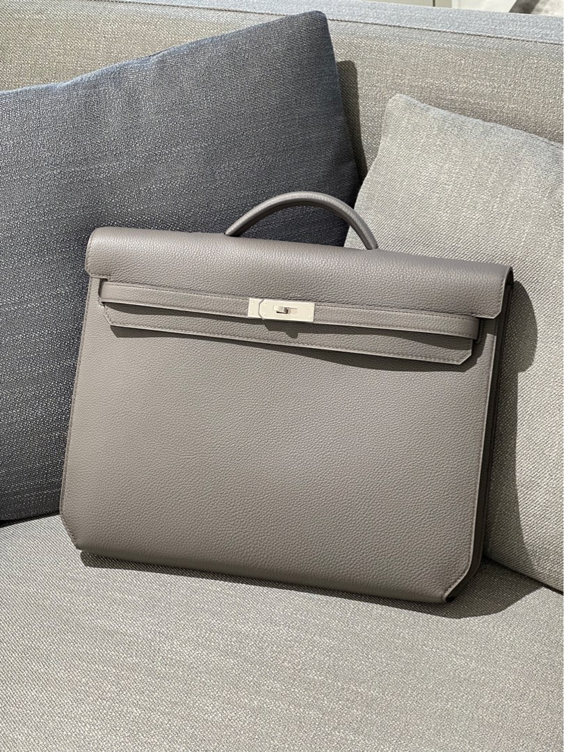 Hermès Sesame Togo Leather Kelly Depeches 36 Briefcase Hermes | The Luxury  Closet